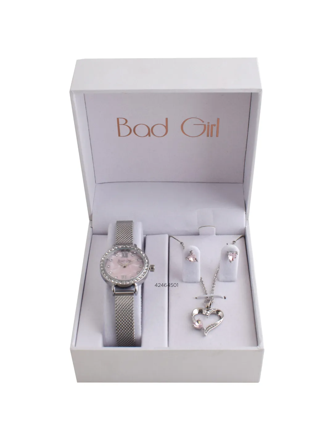 Hearts Mesh Watch & Jewellery Set - Silver sold by Edgars product image thumbnail 2