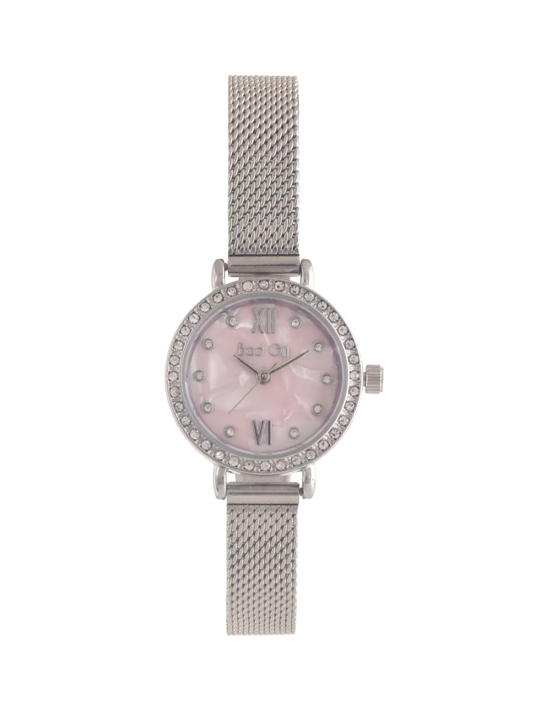 Hearts Mesh Watch & Jewellery Set - Silver sold by Edgars