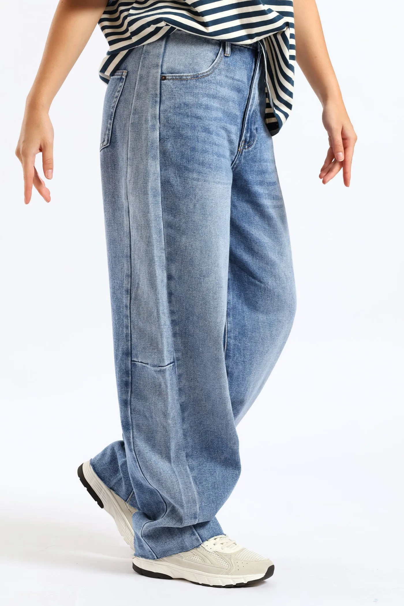 Contrast Barrel Denim - Salty Mid Wash sold by Edgars product image thumbnail 3