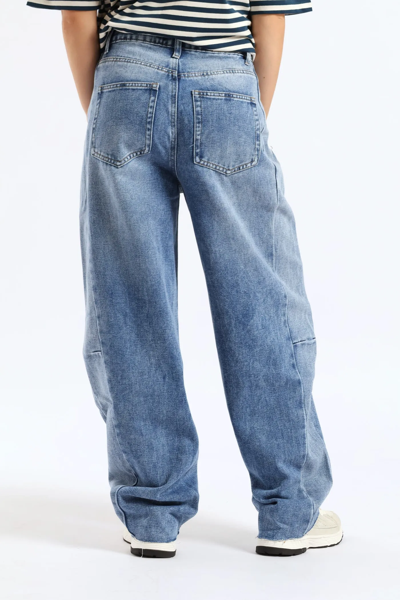 Contrast Barrel Denim - Salty Mid Wash sold by Edgars product image thumbnail 4