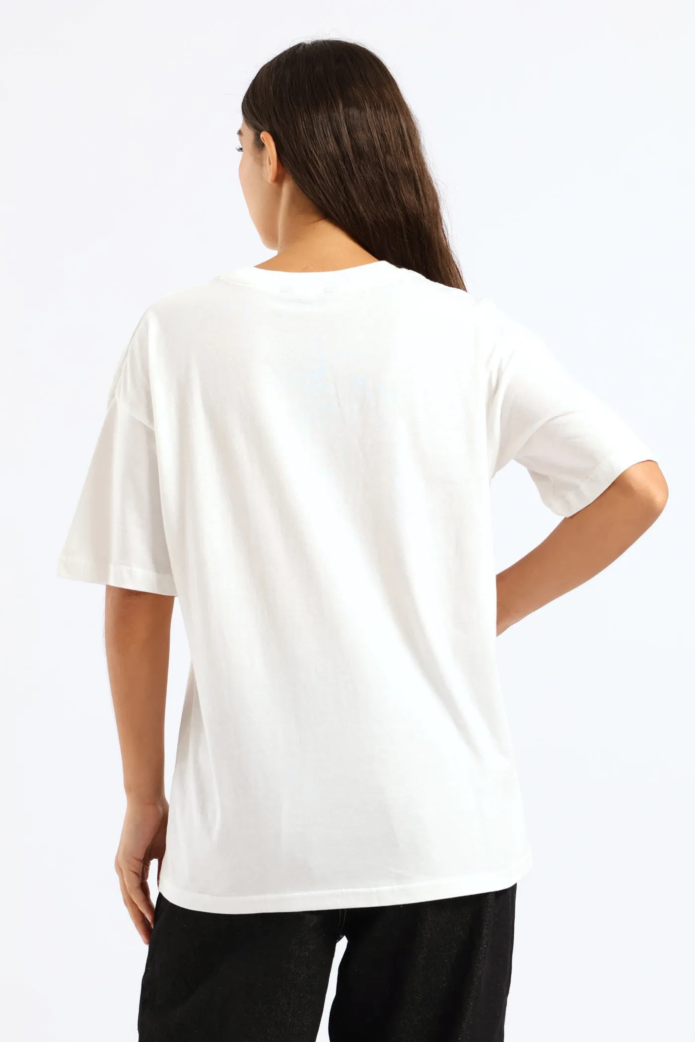 Oversized Sardine Printed Tee - White sold by Edgars product image thumbnail 3