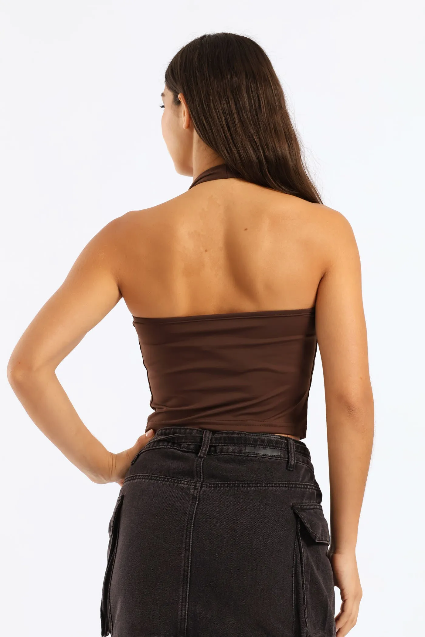Halter Top - Chocolate sold by Edgars product image thumbnail 2