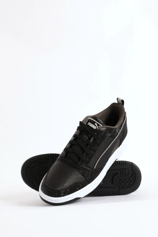 Rebound V6 Lo Day Night Sneaker - Black/Grey sold by Edgars