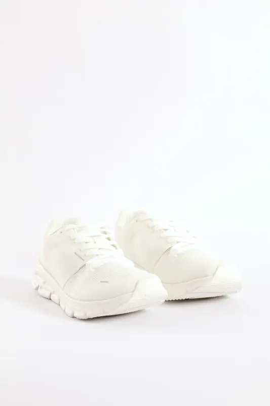 Mesh Lace Up Trainer - White sold by Edgars