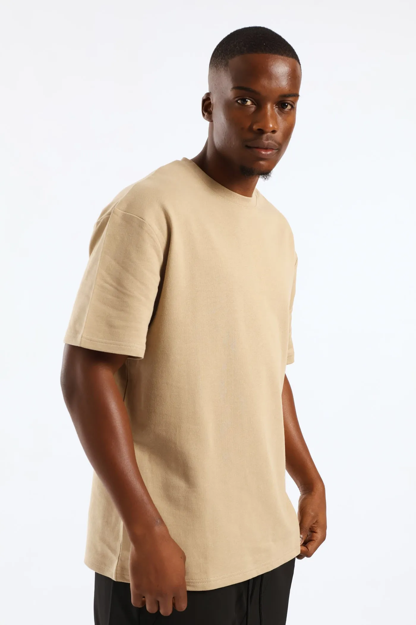Boxy Basic Tee - Taupe sold by Edgars product image thumbnail 4
