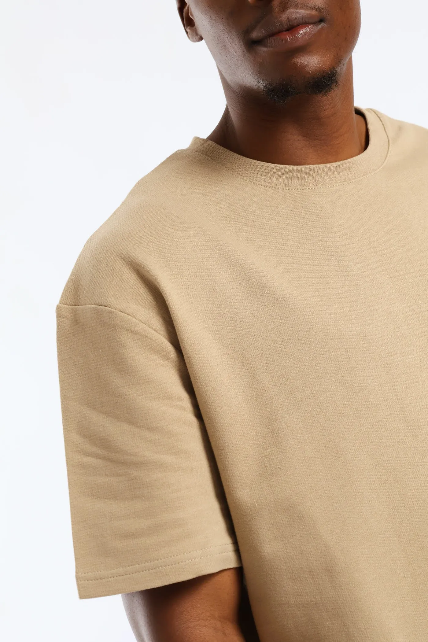 Boxy Basic Tee - Taupe sold by Edgars product image thumbnail 2