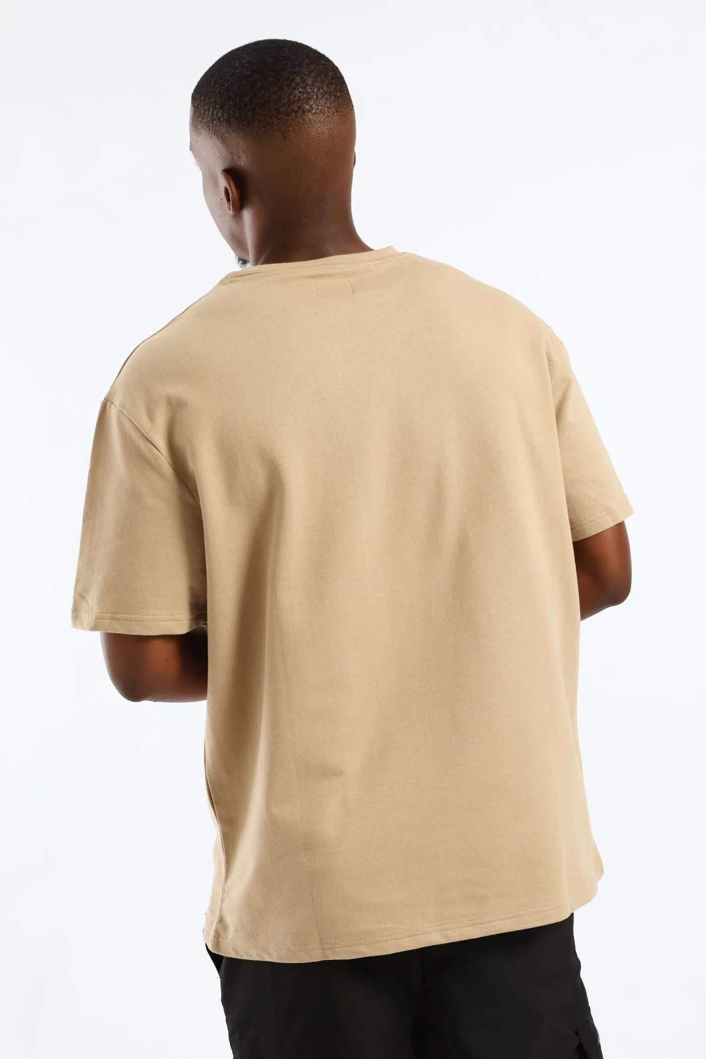 Boxy Basic Tee - Taupe sold by Edgars product image thumbnail 5