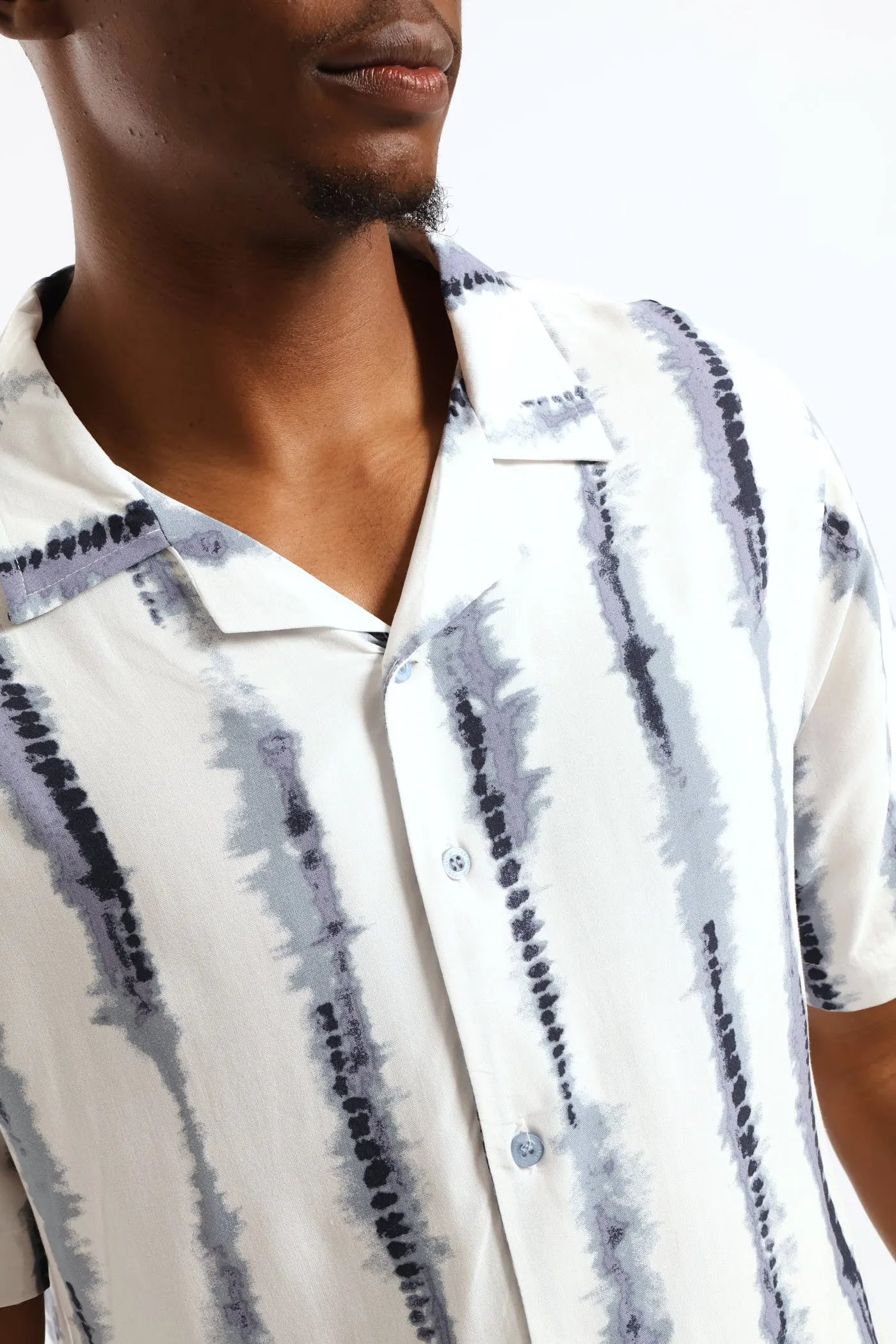 Stripe Viscose Shirt - Blue sold by Edgars product image thumbnail 2