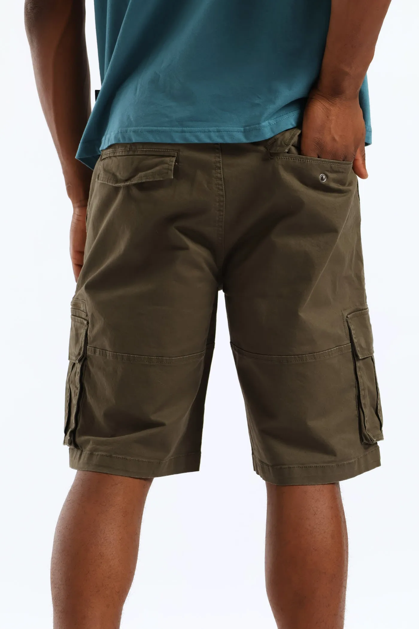 Zip Cargo Short - Fatigue sold by Edgars product image thumbnail 4