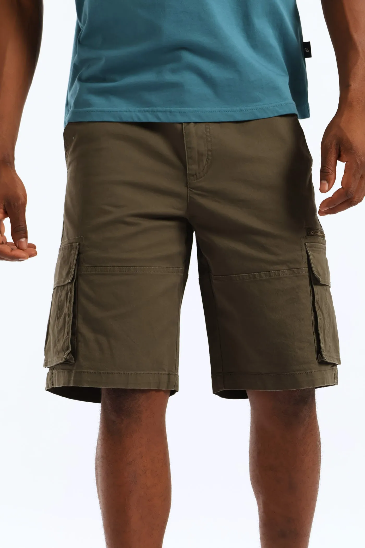 Zip Cargo Short - Fatigue sold by Edgars