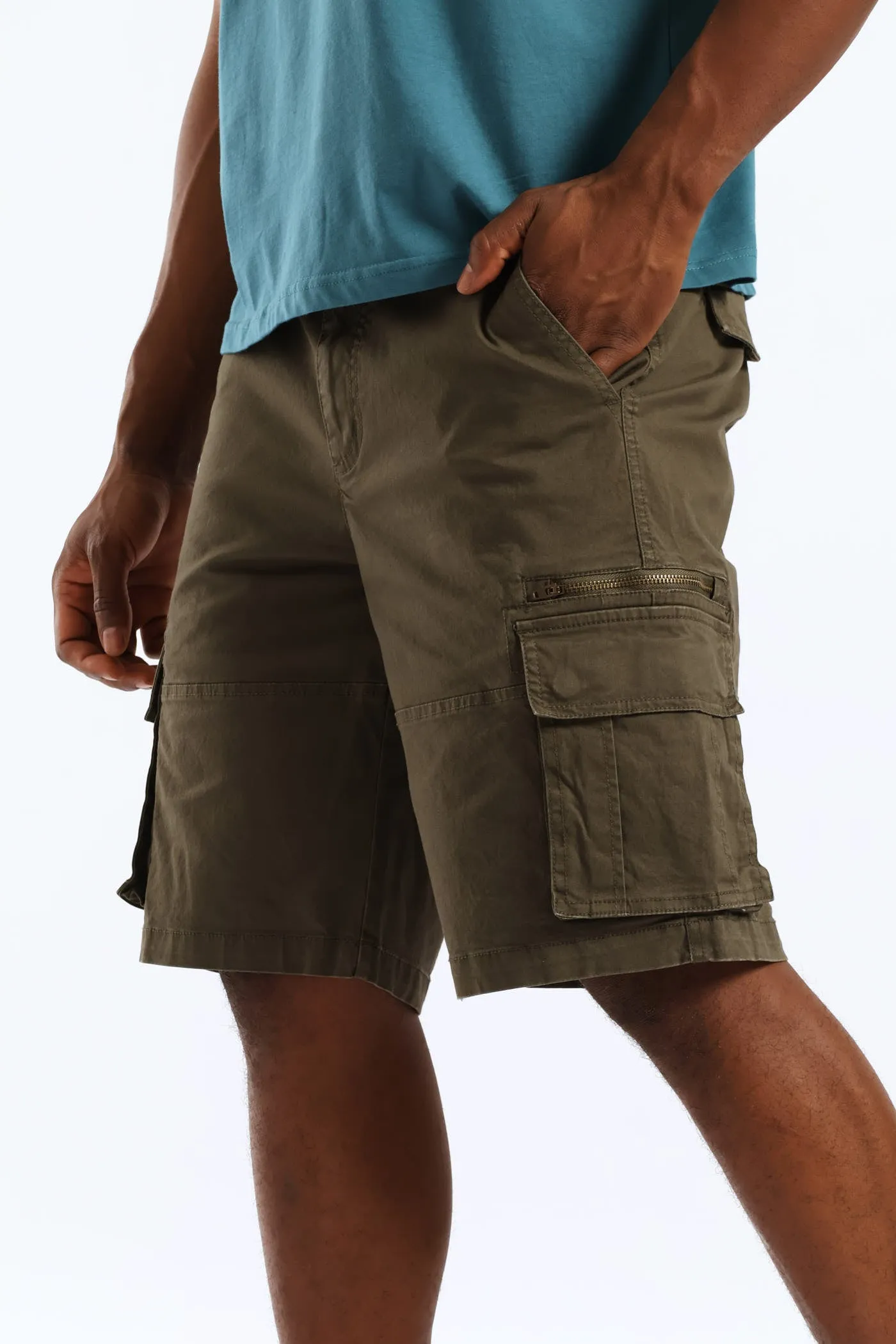 Zip Cargo Short - Fatigue sold by Edgars product image thumbnail 3