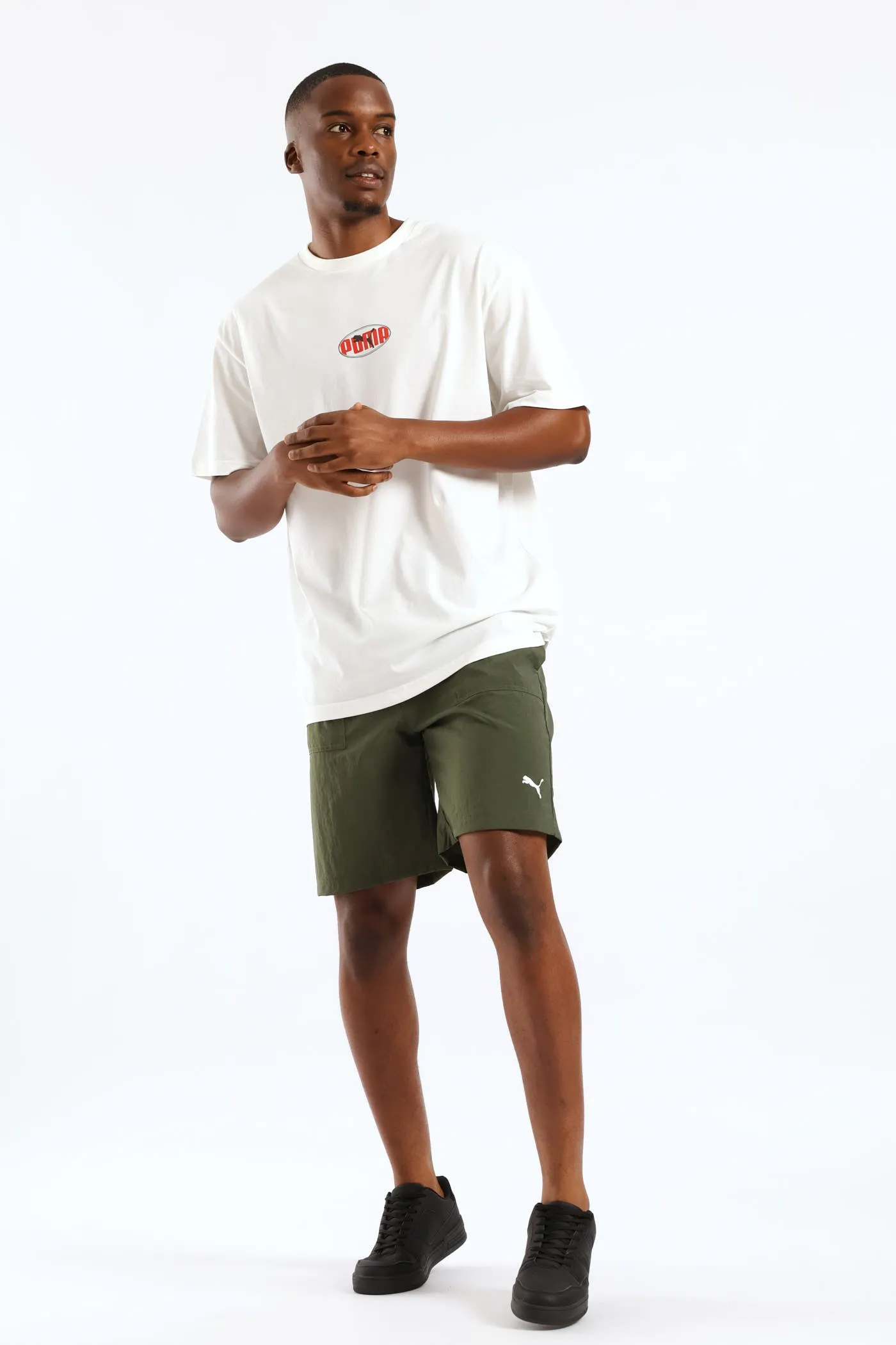 Nylon Shorts - Forest Green sold by Edgars