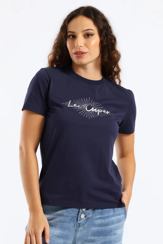 Regular Fit T-Shirt - Navy sold by Edgars