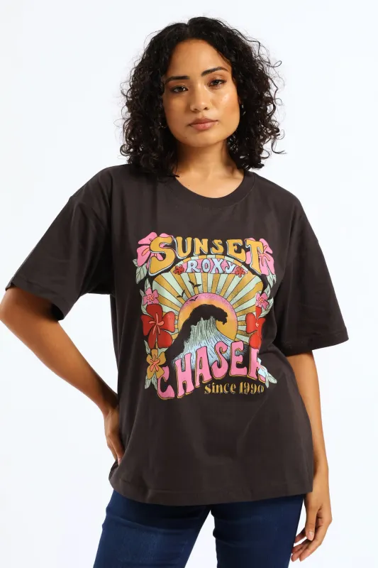 Sunny Oversize Stonewash Tee - Black sold by Edgars