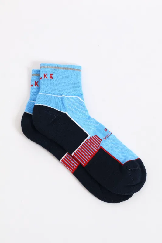 Reflective Runner Socks - Blue sold by Edgars