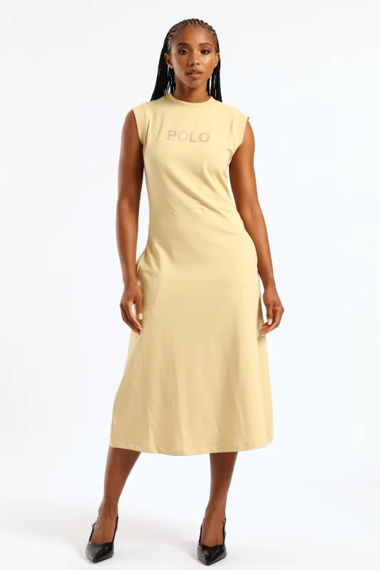 Mila Casual Dress - Stone sold by Edgars