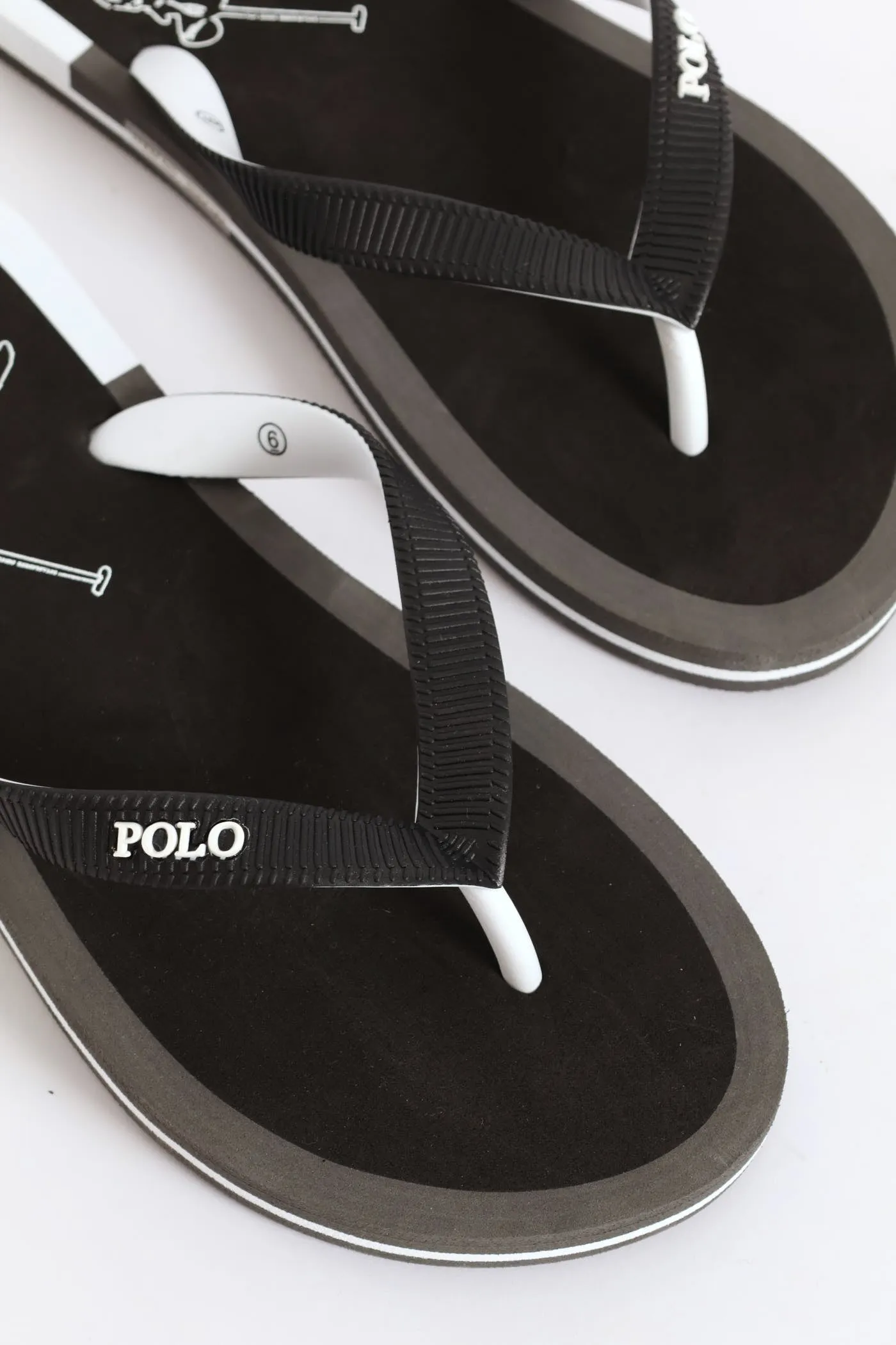 Big Pony Flip Flop - Black/White sold by Edgars product image thumbnail 2