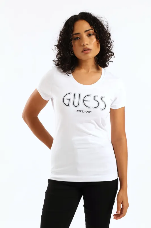 Cn Short Sleeve Logo Tee - White sold by Edgars