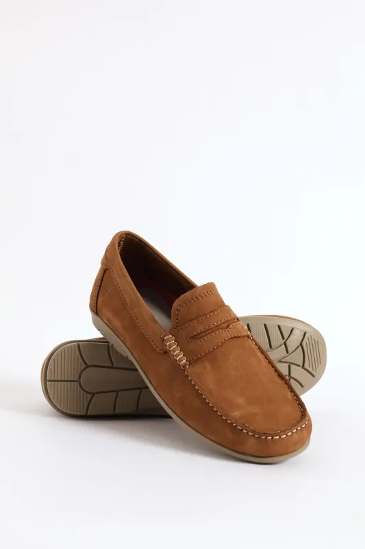 Hudson Leather Driver - Brown sold by Edgars