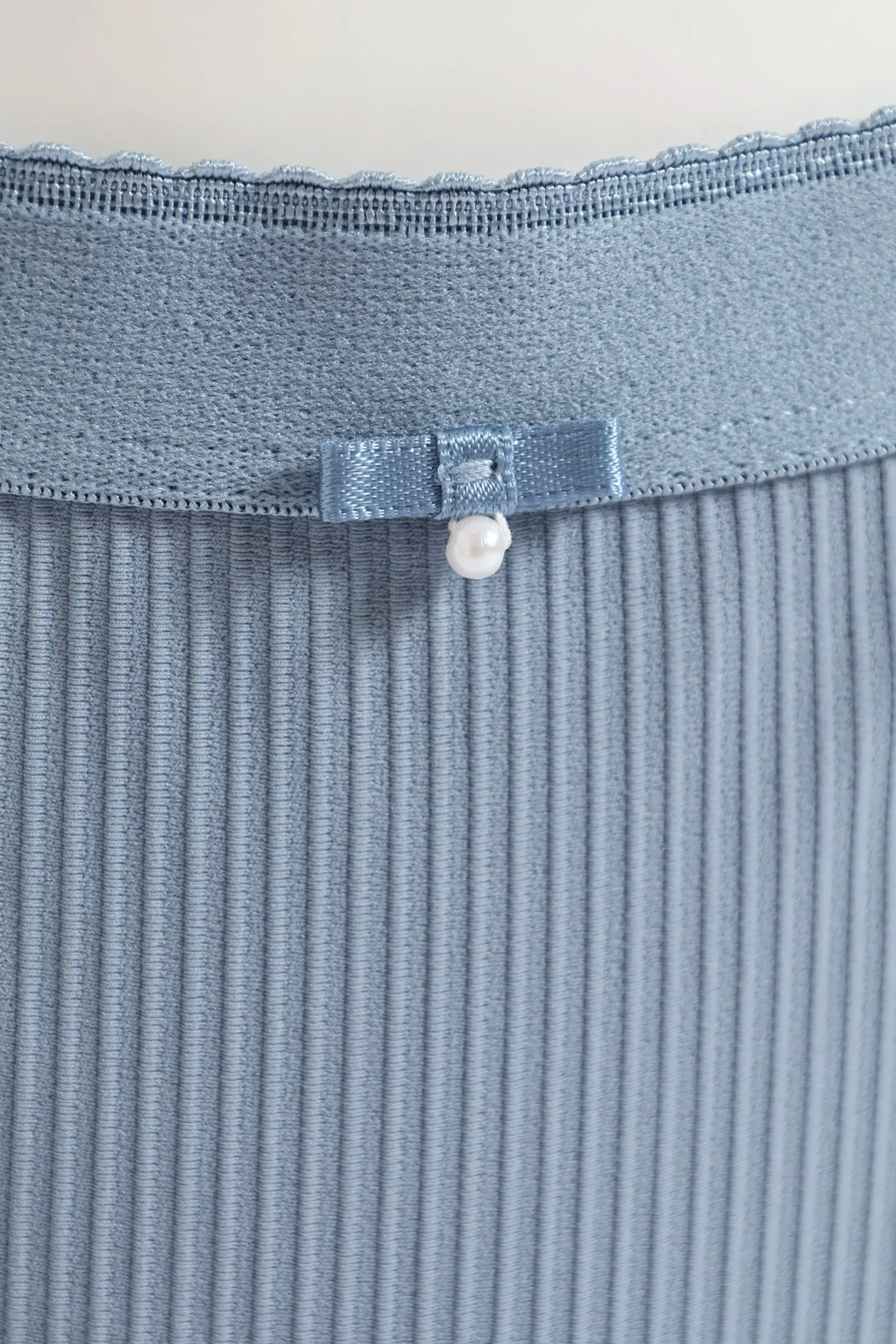 2 Pack Ribbed Thong Panties - Blue/White sold by Edgars product image thumbnail 3