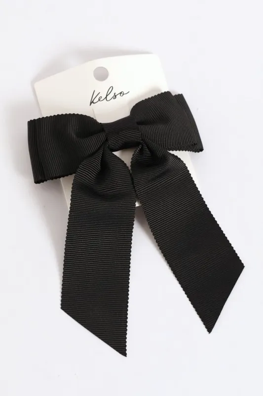 Textured Bow - Black sold by Edgars
