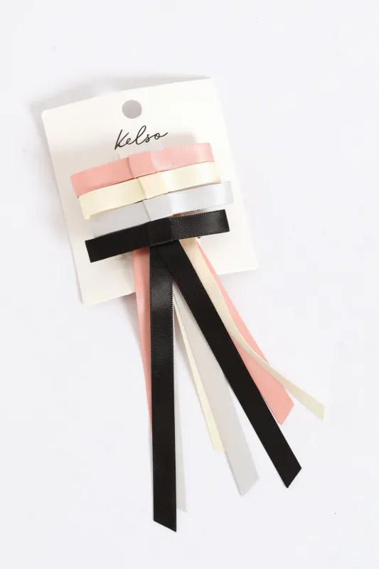 4 Pack Bows - Multi sold by Edgars