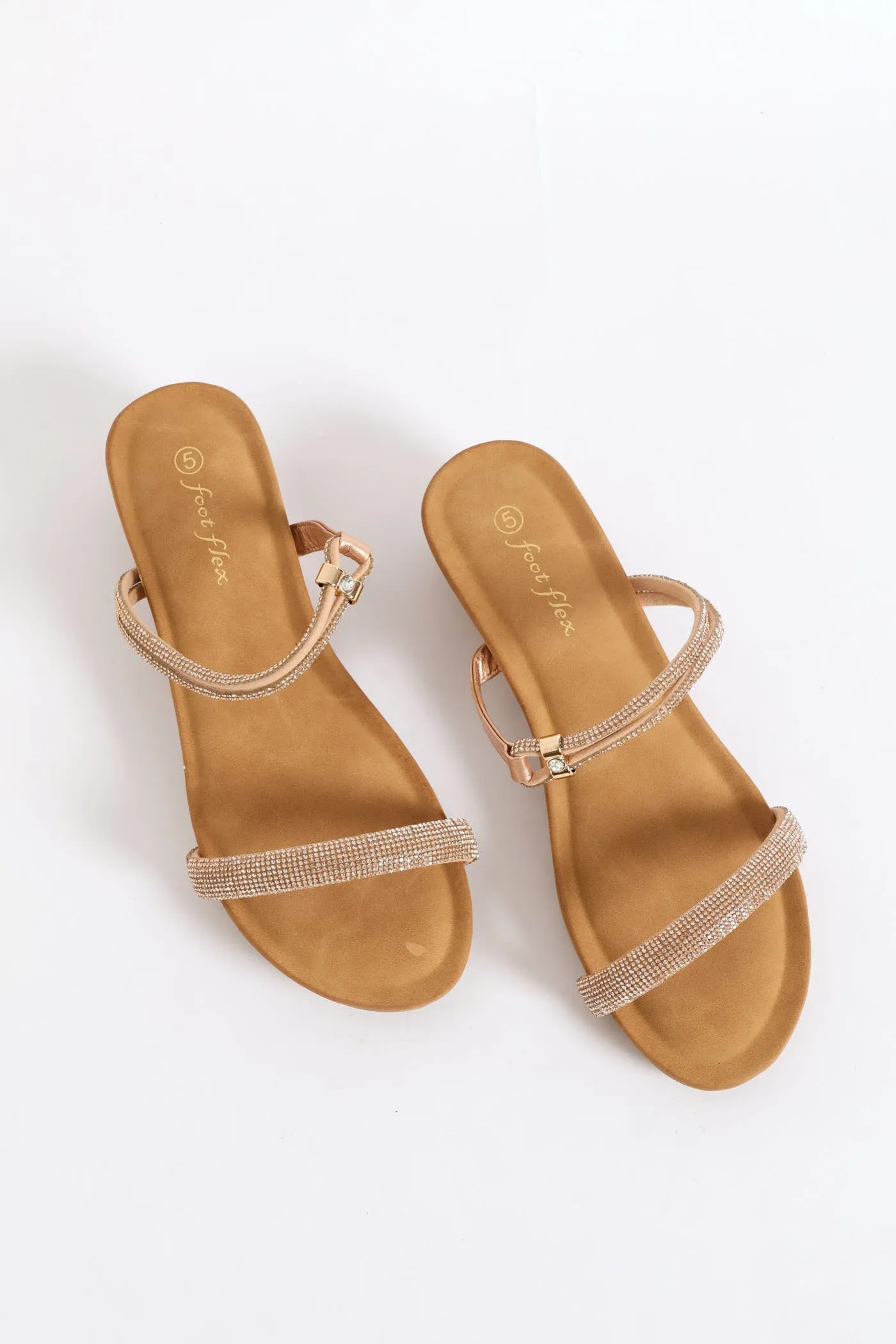 Bling Sandal - Rose Gold sold by Edgars