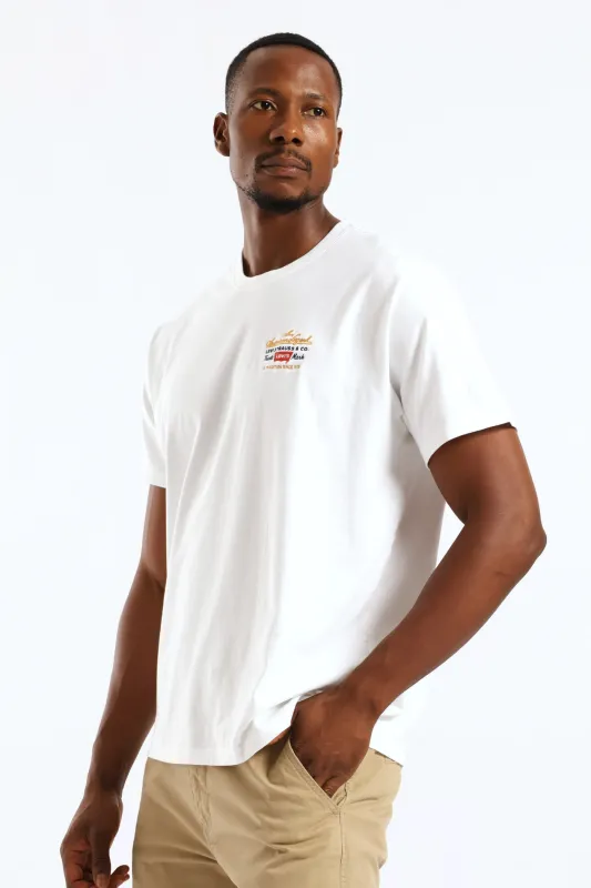Relaxed Fit Tee - White sold by Edgars