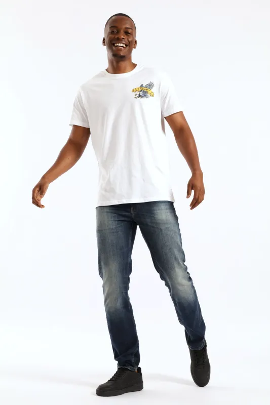 Eagle Vintage Tee - White sold by Edgars
