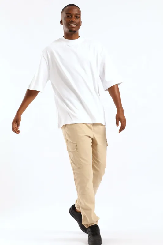 Basic Oversized Tee - White sold by Edgars