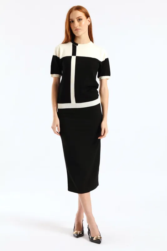 Basic Career Skirt - Black sold by Edgars