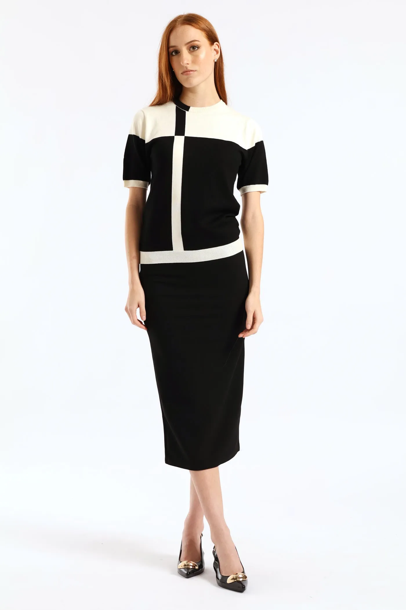 Basic Career Skirt - Black sold by Edgars