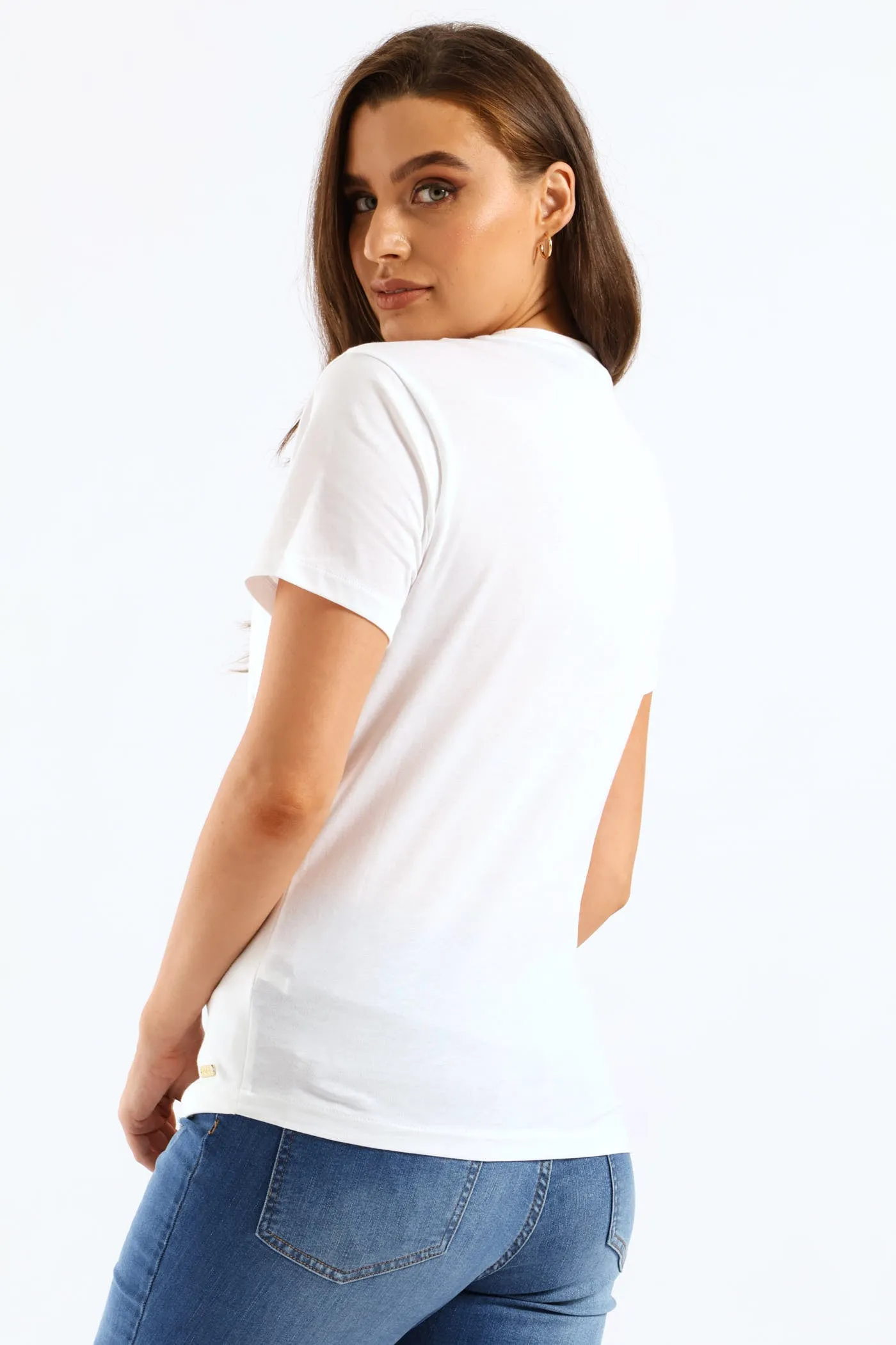 Anele Sequin T-Shirt - Off White sold by Edgars product image thumbnail 5