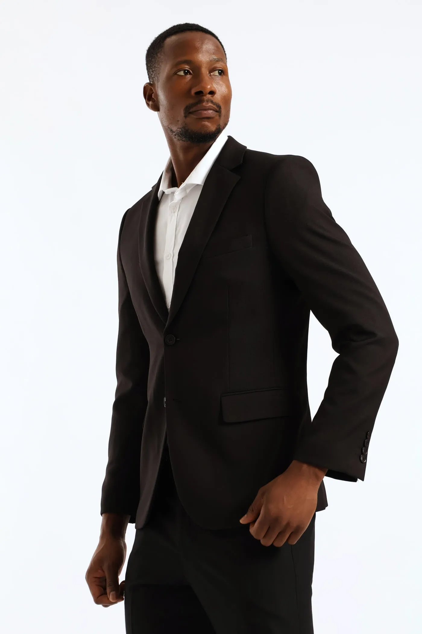 Regular Fit Essential Suit Jacket - Black sold by Edgars product image thumbnail 3
