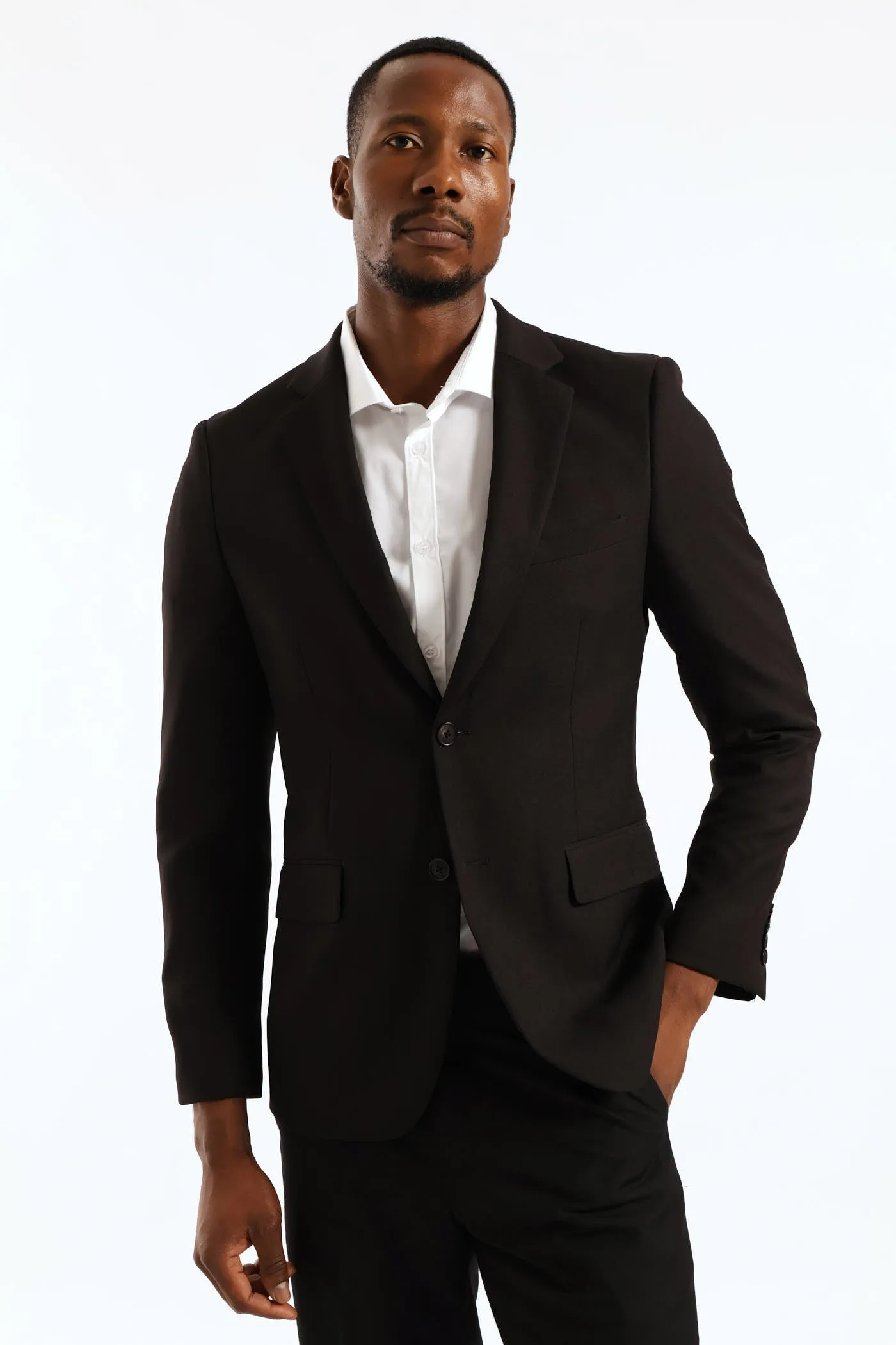 Regular Fit Essential Suit Jacket - Black sold by Edgars