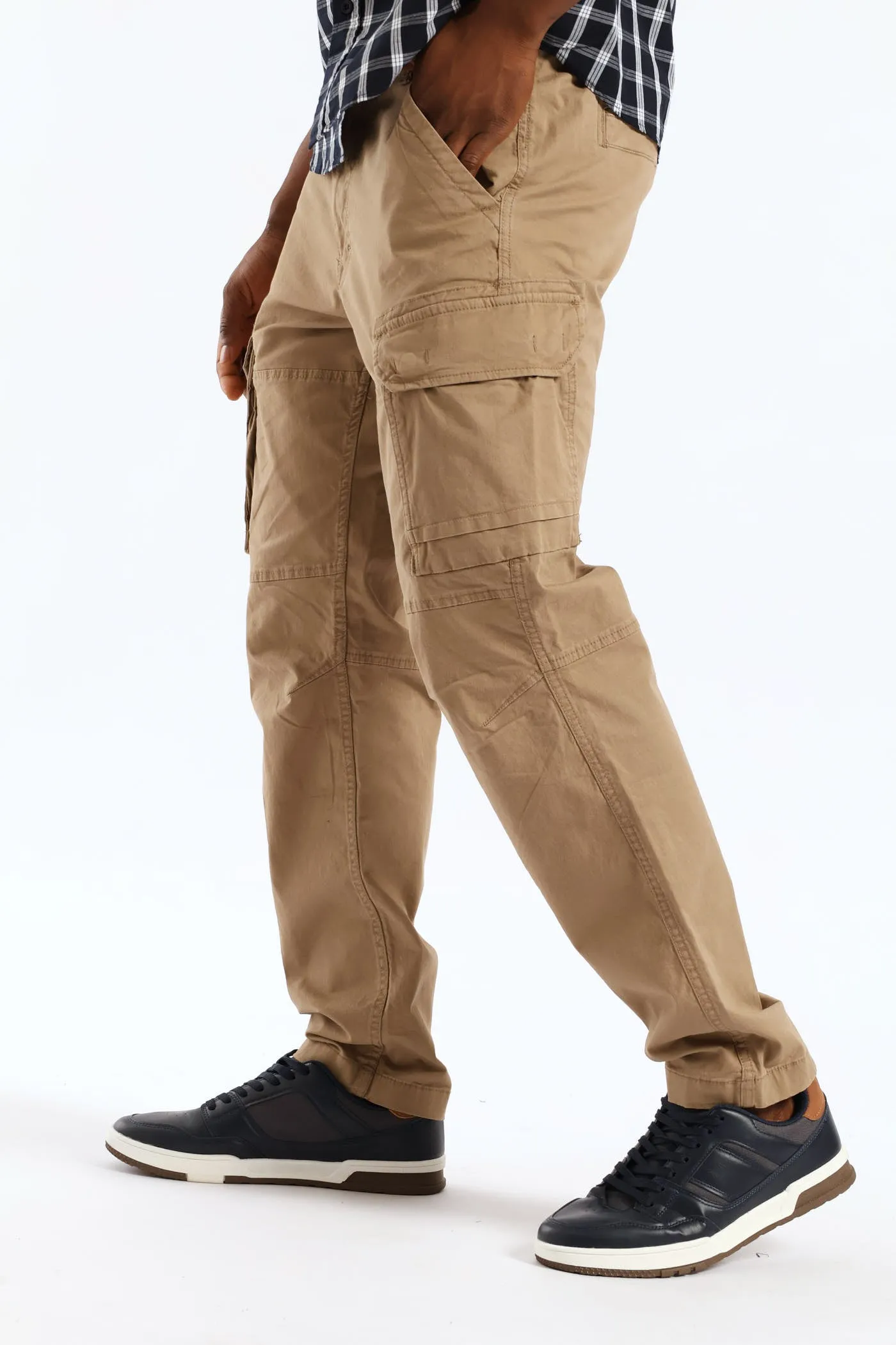 Zip Pocket Cargo Pant - Khaki sold by Edgars product image thumbnail 2