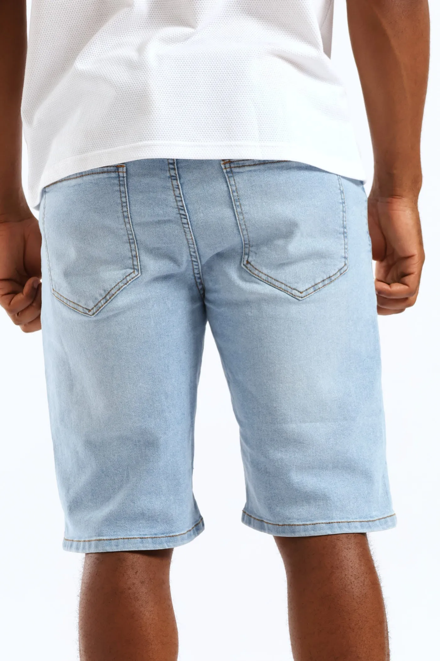 Worn In Denim Short - Light Wash sold by Edgars product image thumbnail 4