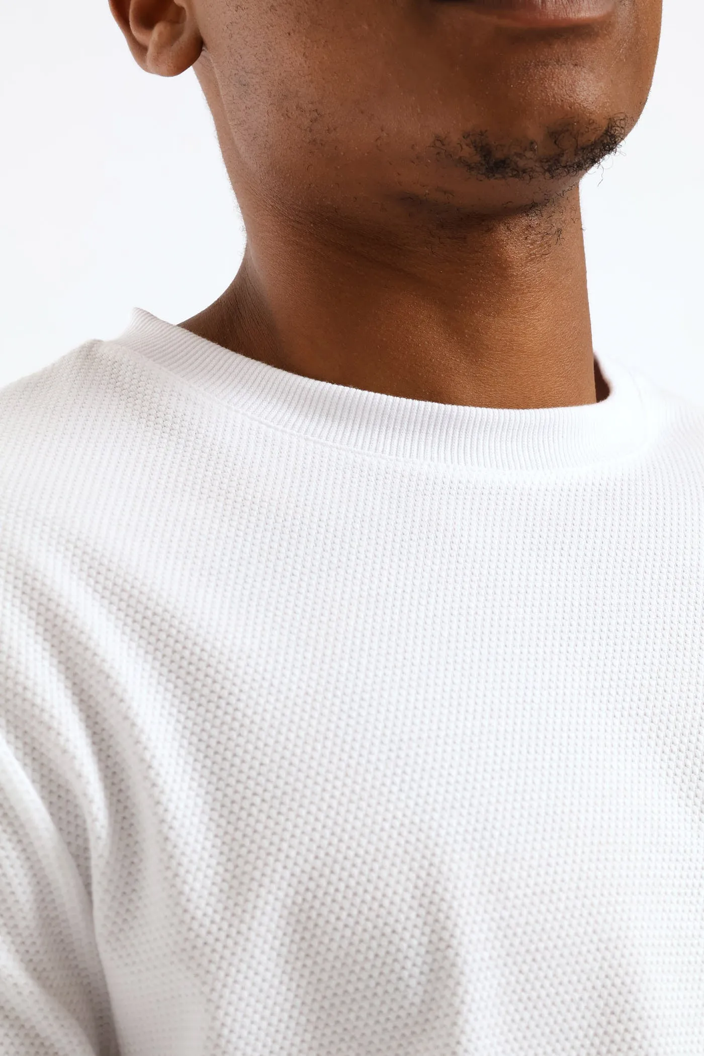 Jacquard Pineapple Tee - White sold by Edgars product image thumbnail 2