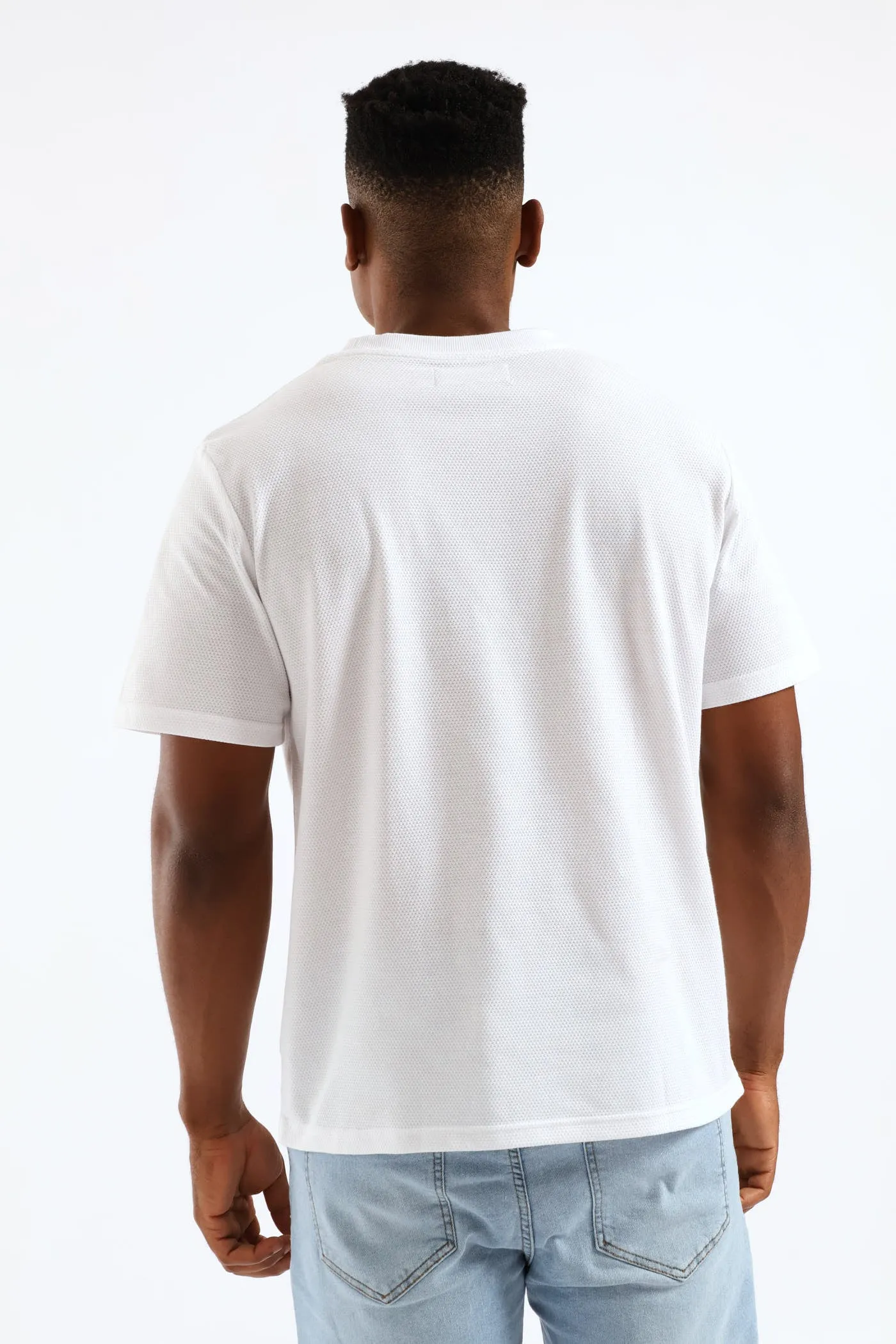 Jacquard Pineapple Tee - White sold by Edgars product image thumbnail 4