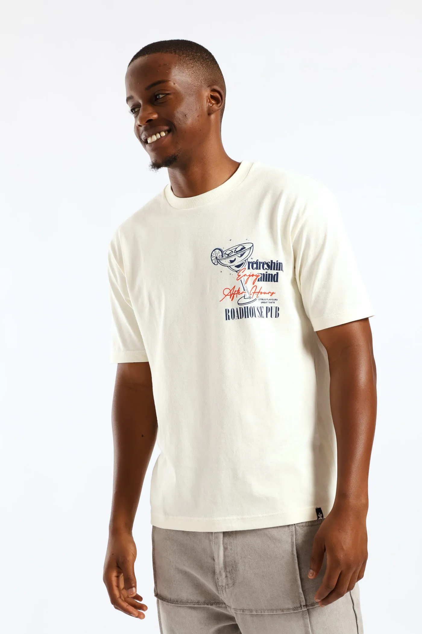 Social Club Oversized Tee - Ecru sold by Edgars product image thumbnail 4