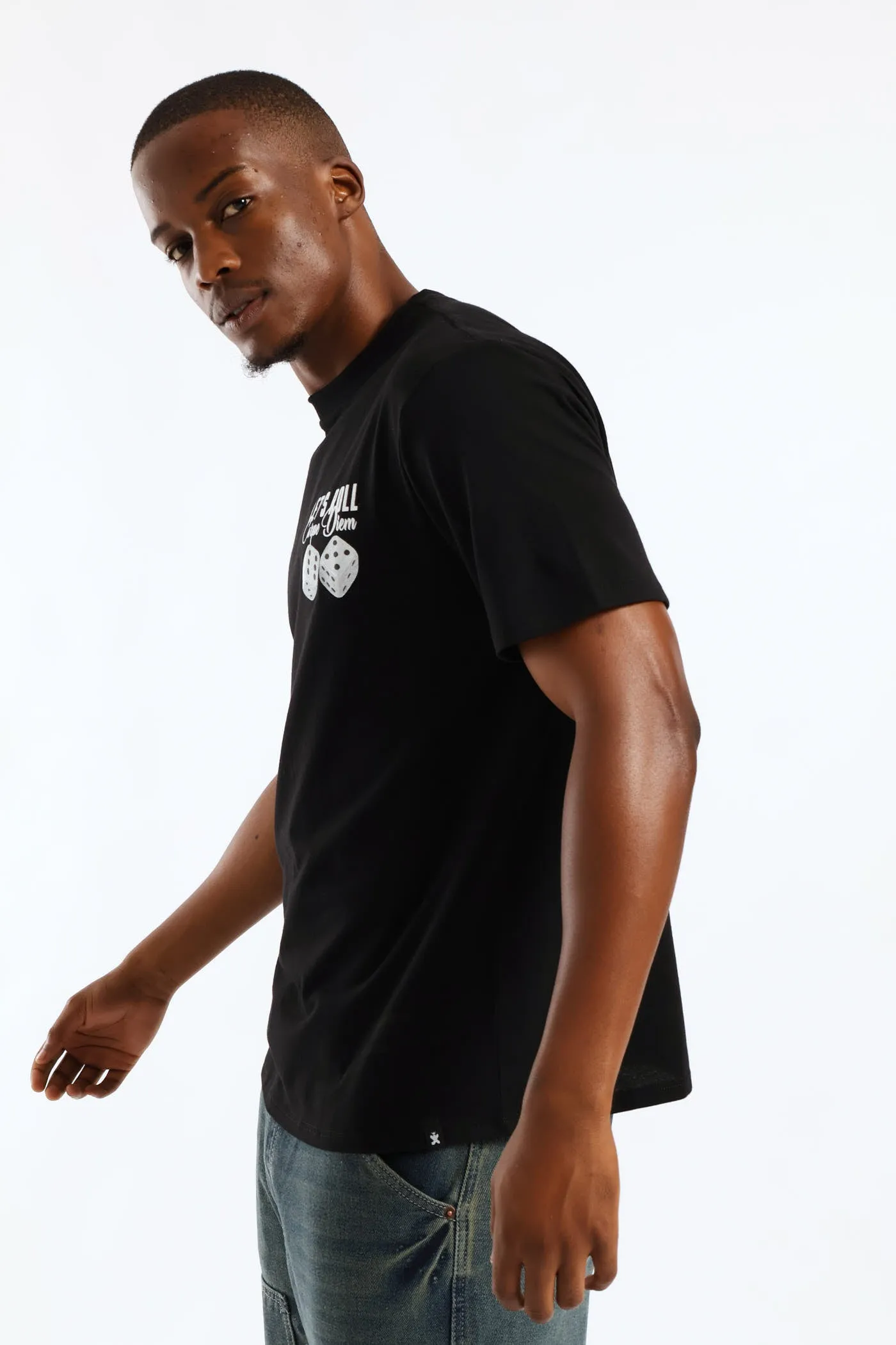 Dice Victorty Front & Back Print Tee - Black sold by Edgars product image thumbnail 4