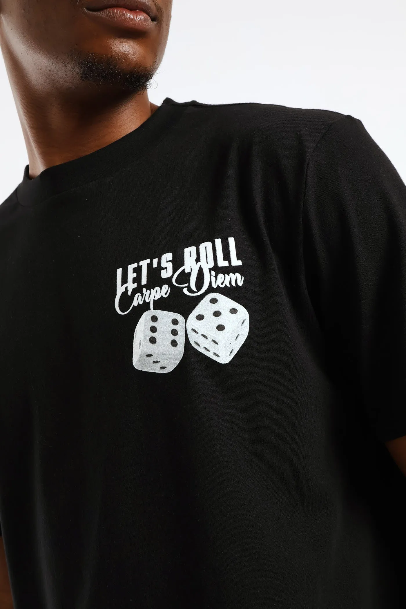 Dice Victorty Front & Back Print Tee - Black sold by Edgars product image thumbnail 5