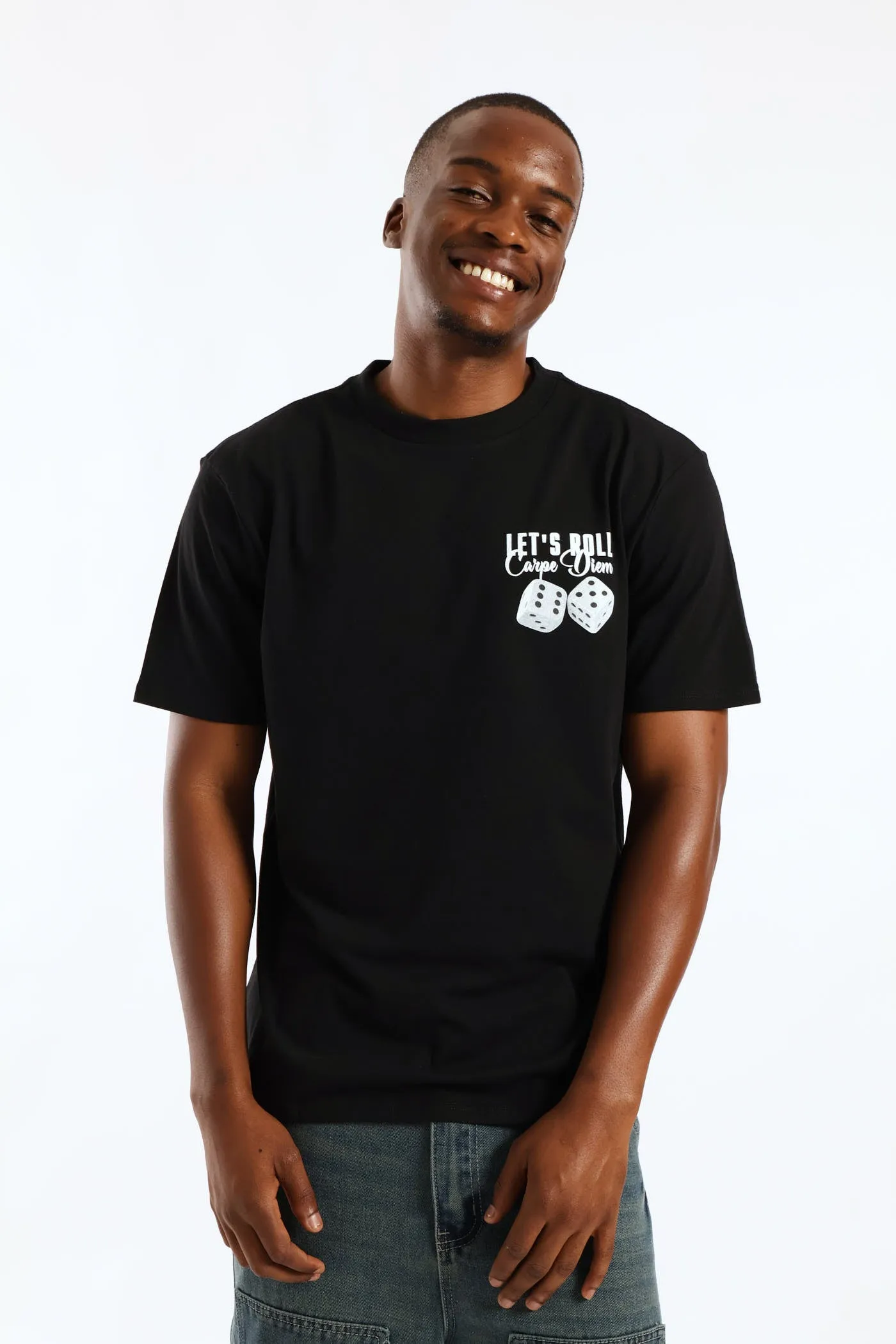 Dice Victorty Front & Back Print Tee - Black sold by Edgars product image thumbnail 3