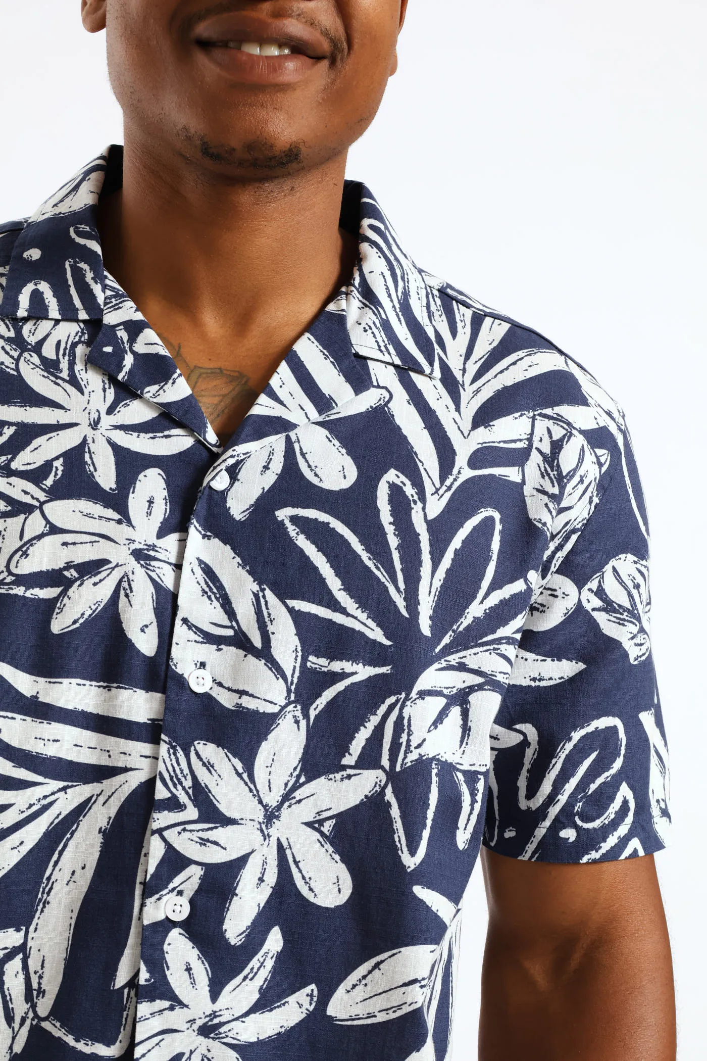 Island Floral Resort Shirt - Blue sold by Edgars product image thumbnail 5