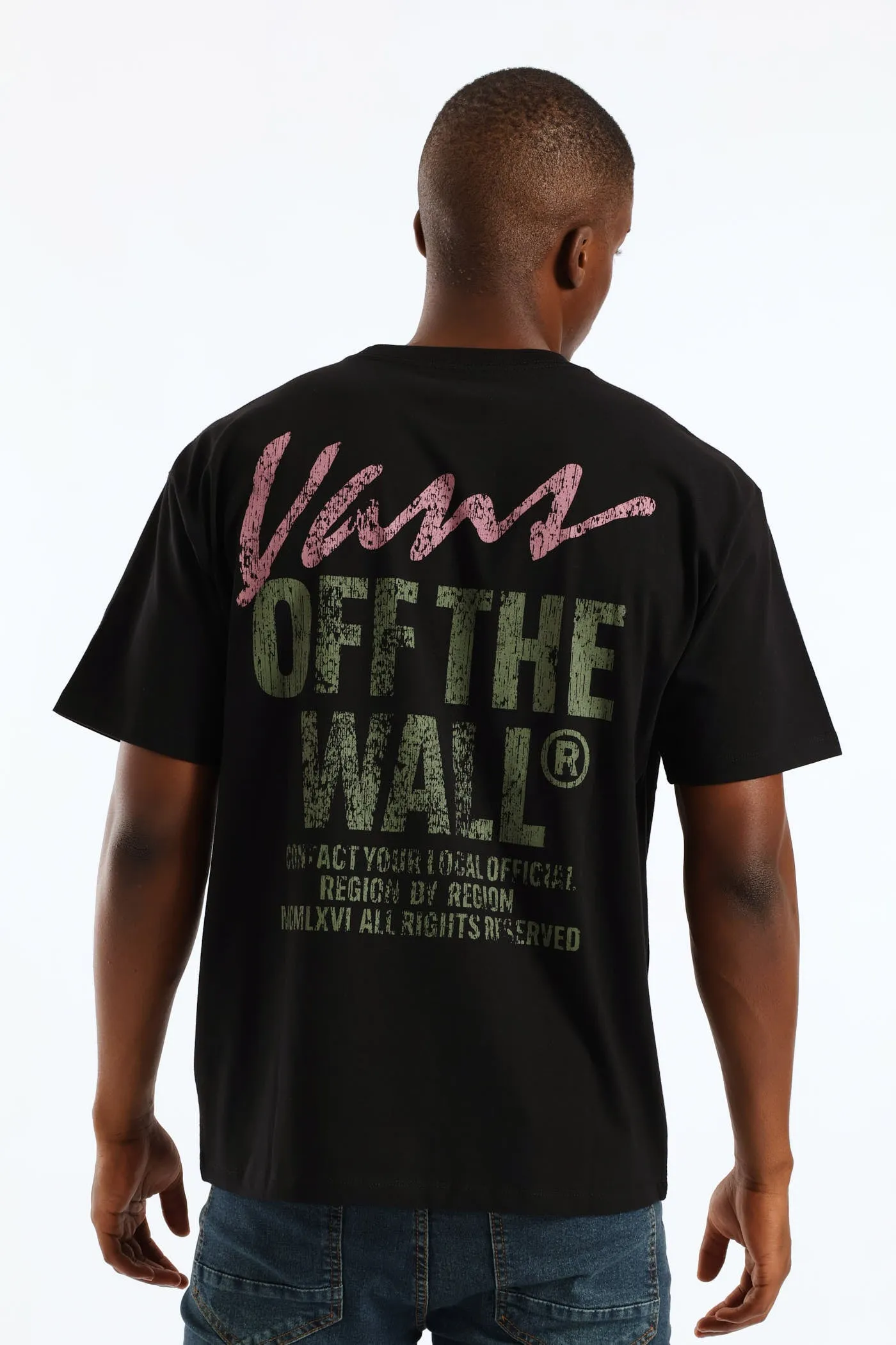 Wall Outsized Shoort Sleeve Tee - Black sold by Edgars product image thumbnail 2