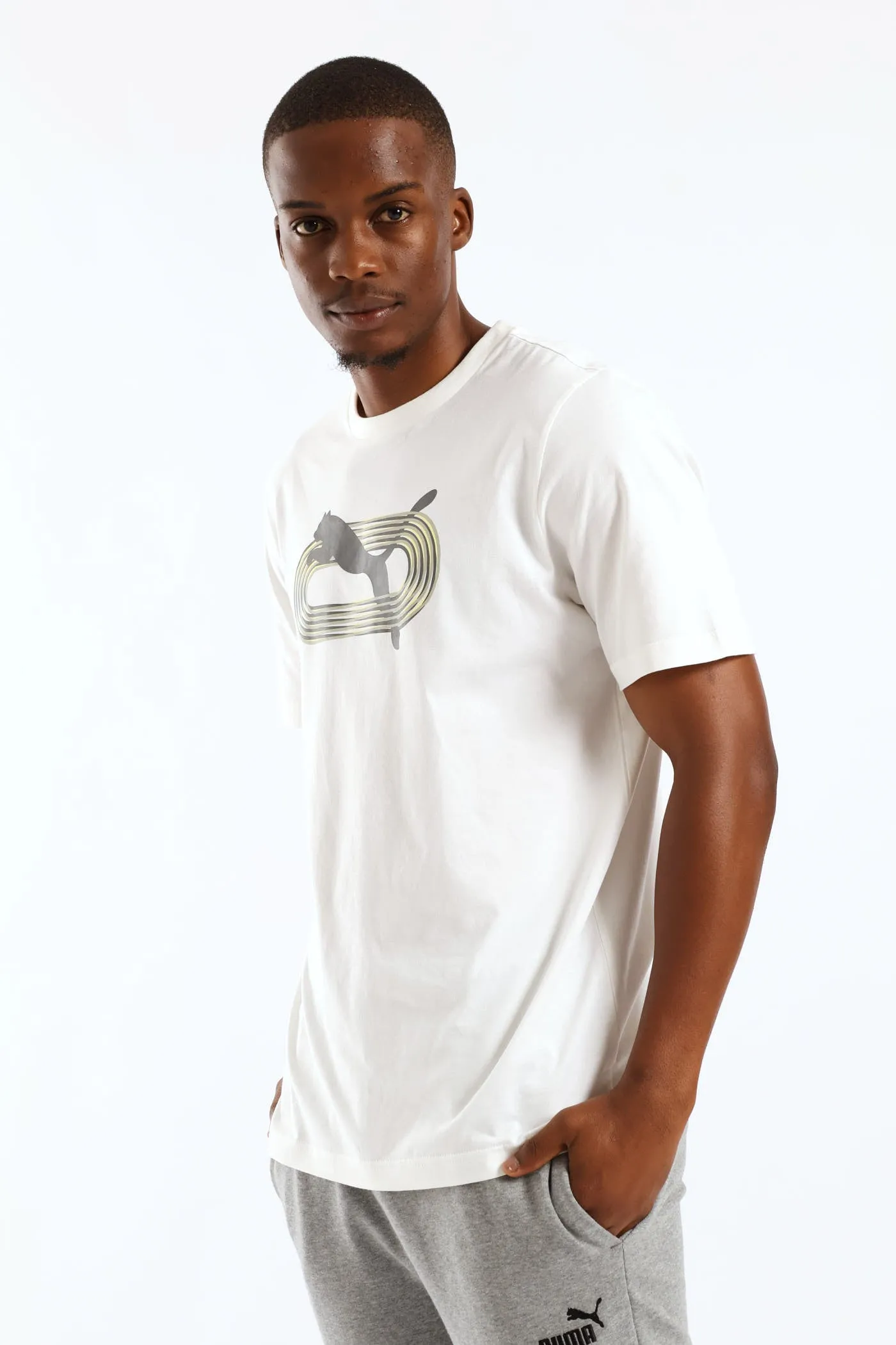 Graphic Circle Tee - White sold by Edgars product image thumbnail 3
