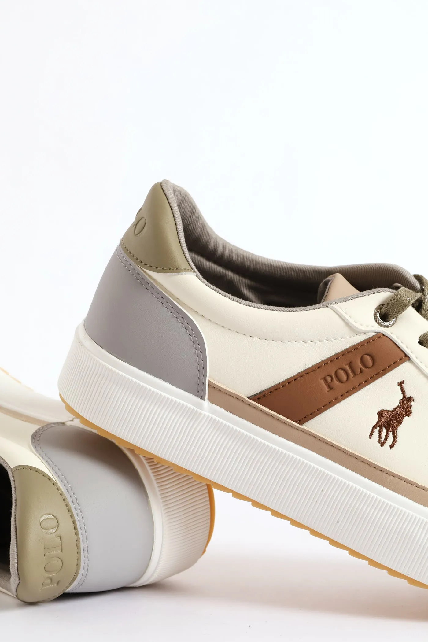 Colour Block Sneaker - White/Sandstone sold by Edgars product image thumbnail 2