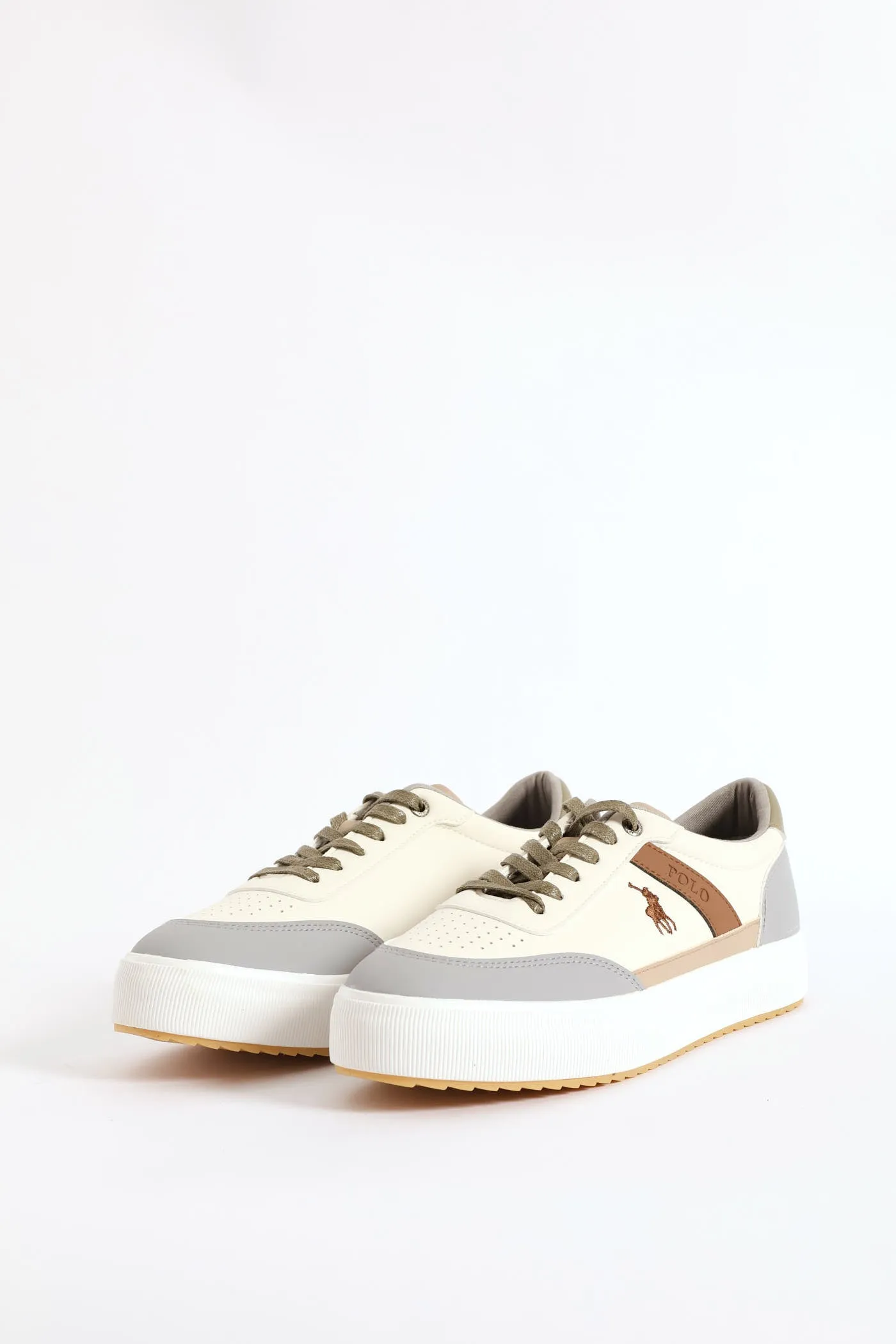 Colour Block Sneaker - White/Sandstone sold by Edgars product image thumbnail 3