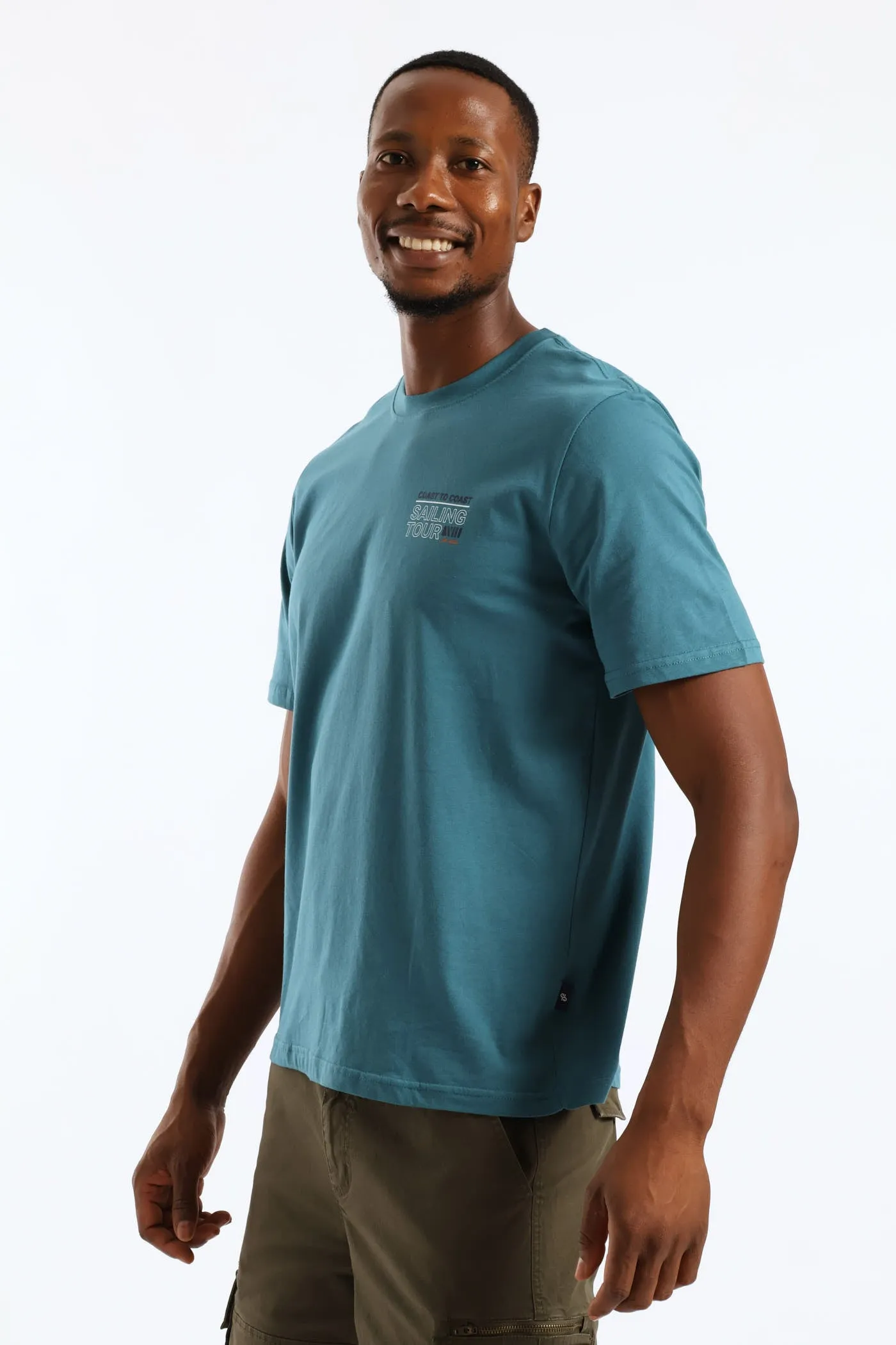Sailing Tour Front & Back Tee - Teal sold by Edgars product image thumbnail 4