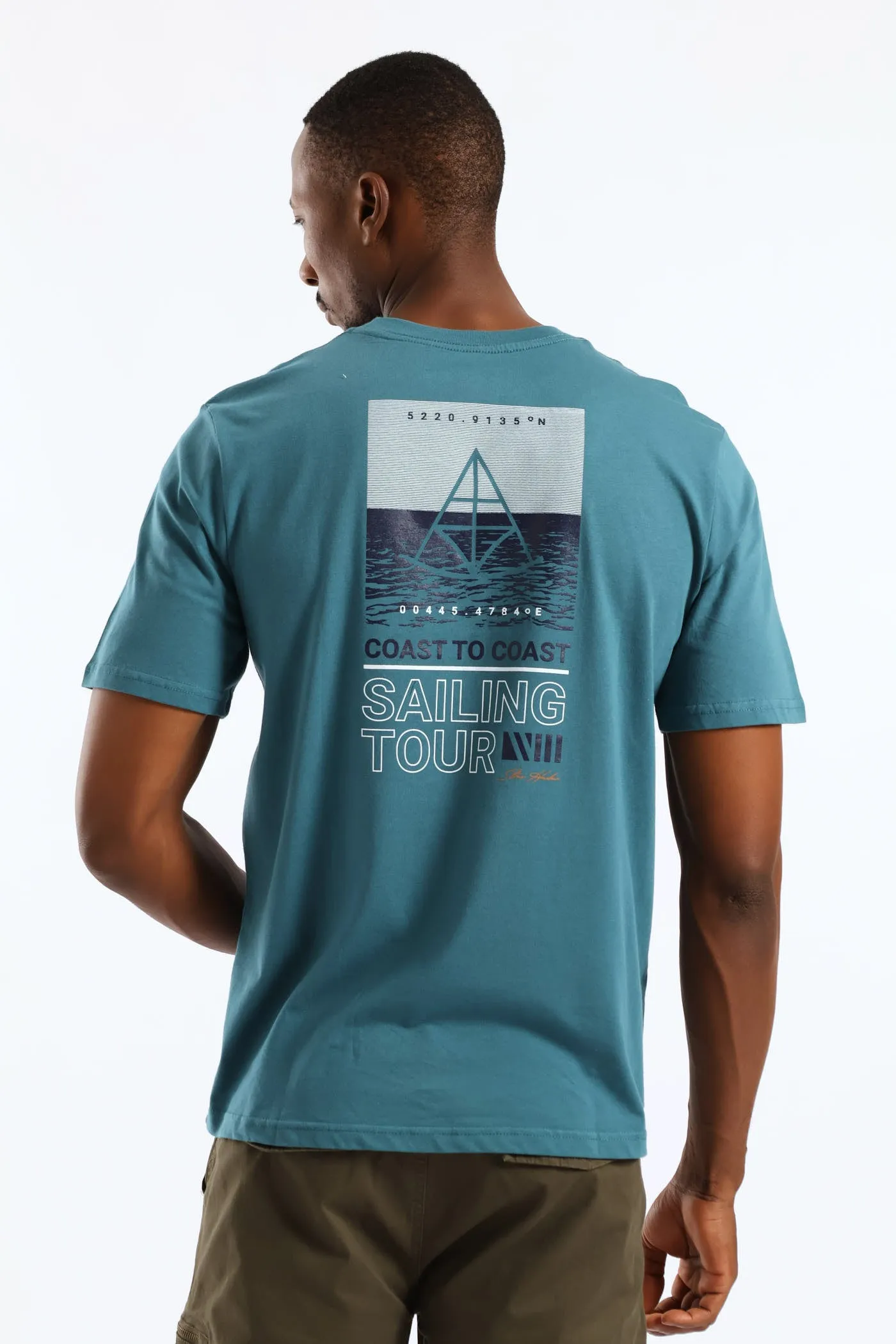 Sailing Tour Front & Back Tee - Teal sold by Edgars product image thumbnail 2